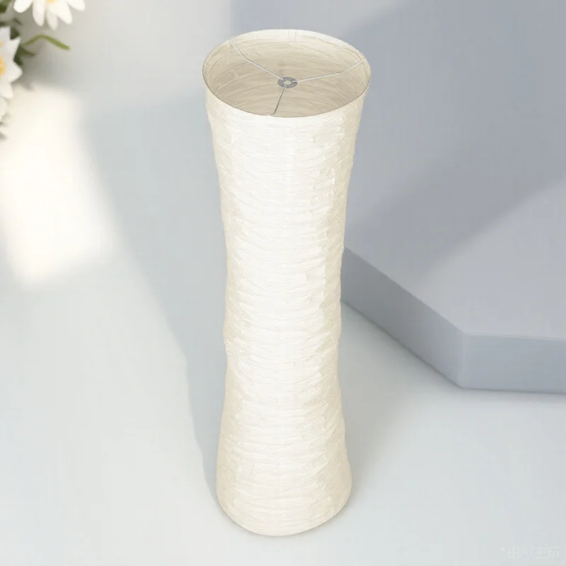 

Paper Floor Lamp Shade Nordic Simple Creative Cover Soft Light Protector Paper Lampshade for Modern Home Relaxing