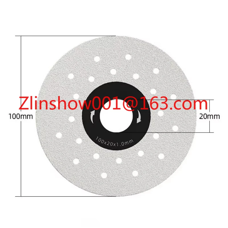 Disco de Corte de Diamante de 5 Pulgadas/125 mm para Dekton, Disco de Sierra de Diamante Soldado para Amoladora Angular, Biselado de Azulejos y Mármol, Disco de Corte de Diamante para Pulido Plano