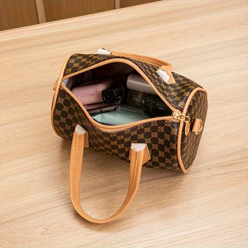 Handtaschen im Vintage-Stil, Umhängetasche, verstellbarer Riemen, Damen-Messenger-Umhängetasche, elegantes Accessoire, Einkaufstasche, Geldbörse, schick – Detail 10