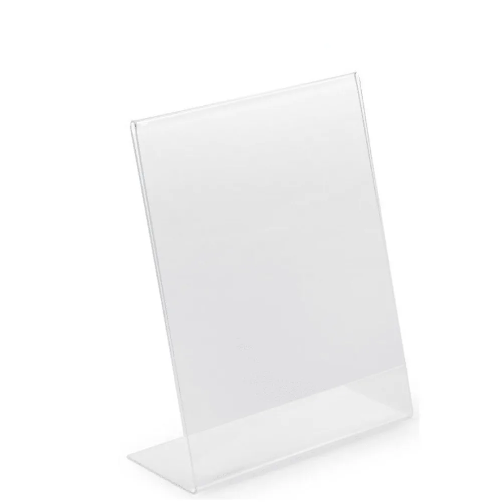 15x21cm Acrylic Sign Holder With Slant Back Design