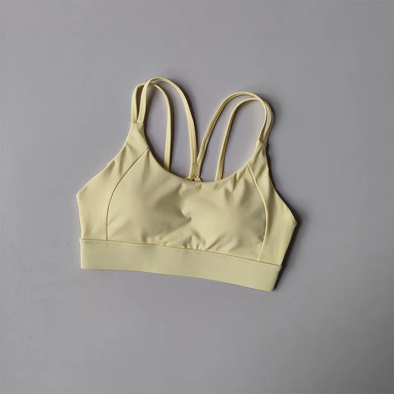 Hochintensiver Fitness-Sport-BH, stoßfest, verhindert Durchhängen, integrierter Stil, Laufunterwäsche, Kontrast-Weste-Top für Frauen – Detail 24