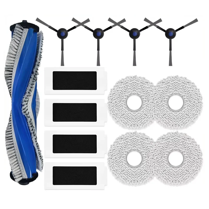 A50Q-For ECOVACS DEBOT T30S COMBO Roller Side Brush Hepa Filter Mop Cloth Robot Vacuum Cleaner Accessory Part