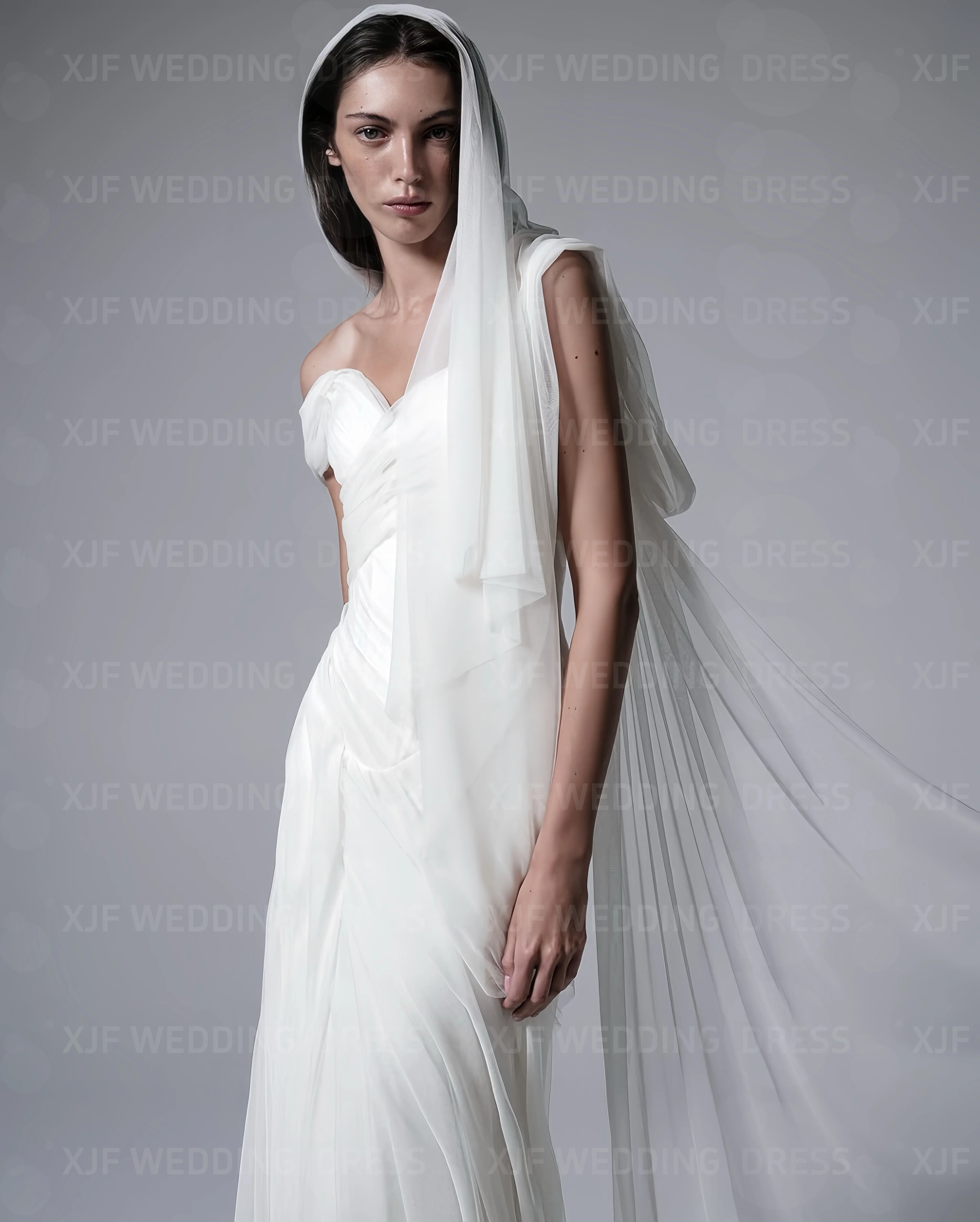 

Customzied Sweet Collar Sleeveless Mesh Sexy wedding dress vestidos de novia amanda novias amanda novias official