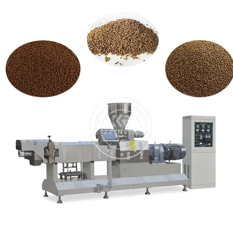 

Fully Automatic Twin Screw Extruder Floating Fish Feed Pellet Machine Fish Food Making Machine With Competitive Factory Price