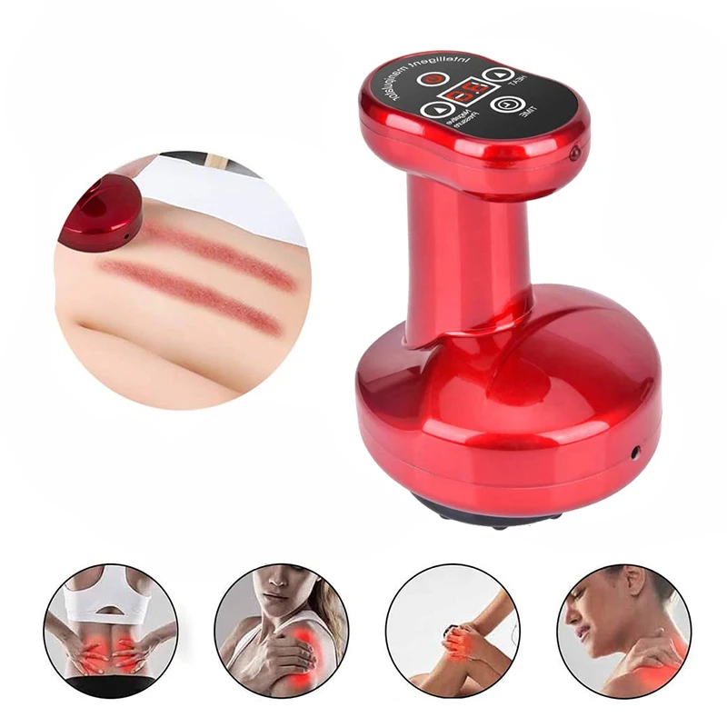 

Electric Cupping Massager Body Scraping Instrument Muscle Relief Meridian Dredge Massage Portable Vacuum Gua Sha Device