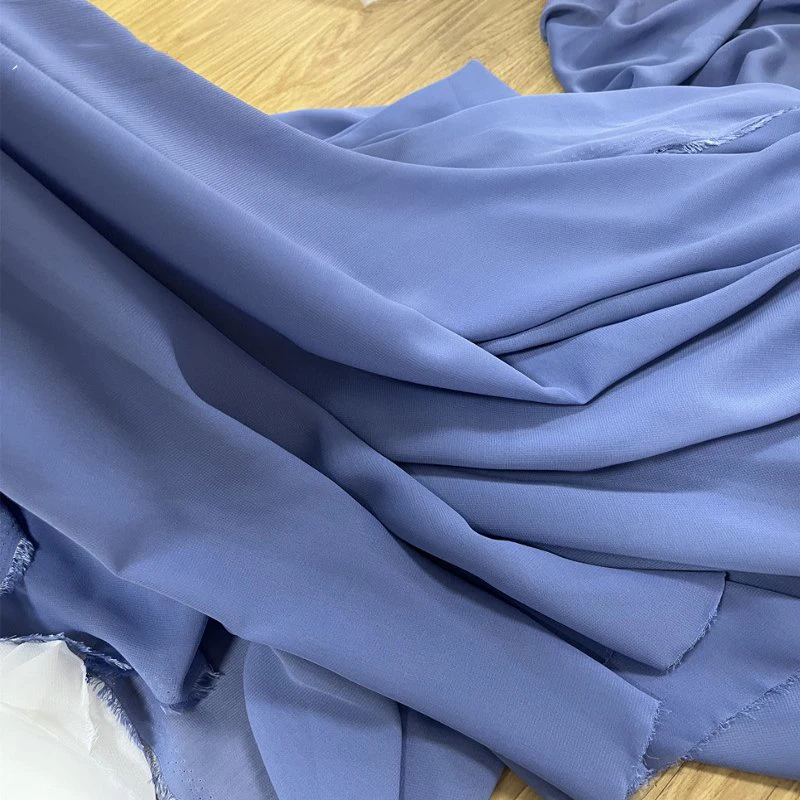 Blue Green Soft Chiffon Fabric Wedding Celebration Curtain Cloth Mesh Layout Chair Back Yarn Encryption DIY Tutu Material