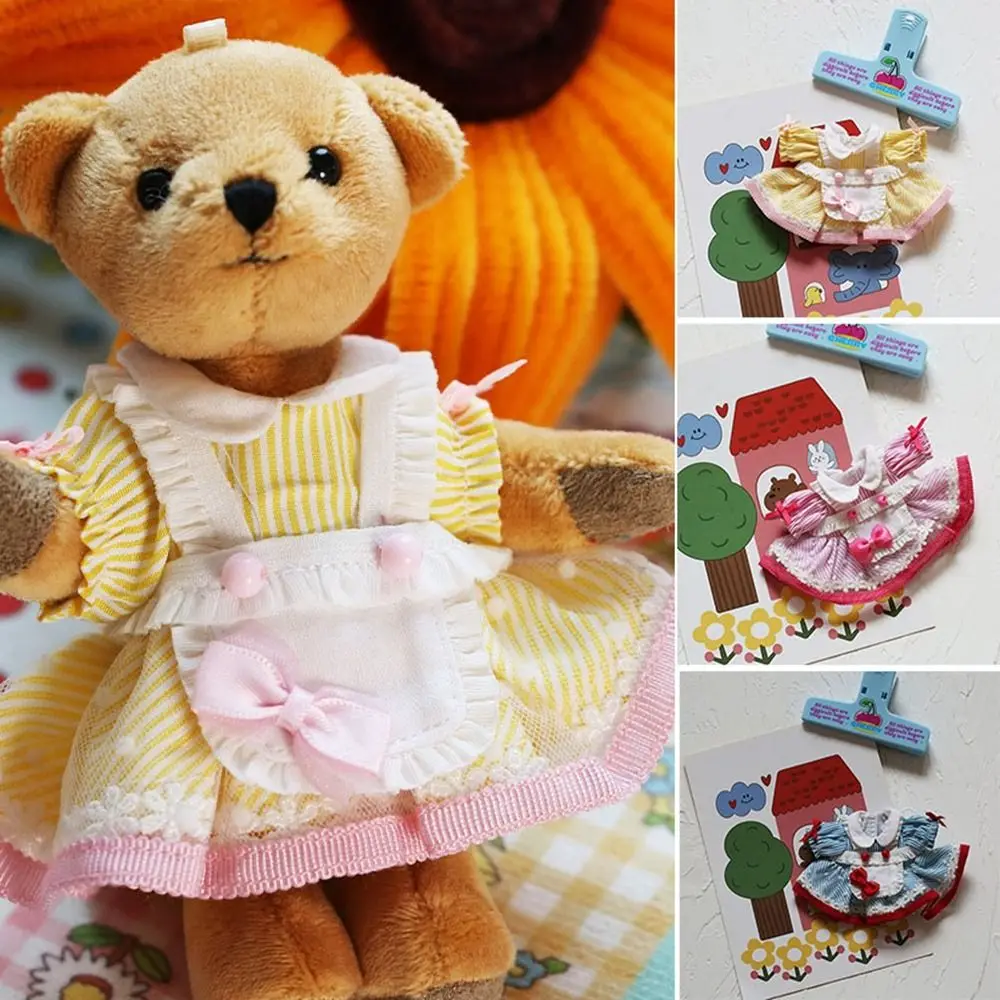 Accessories Doll Lovely Clothes Cute Clothes Decoration Princess Dress 5 Colors Plush Dolls Clothes For 10cm Cotton Doll