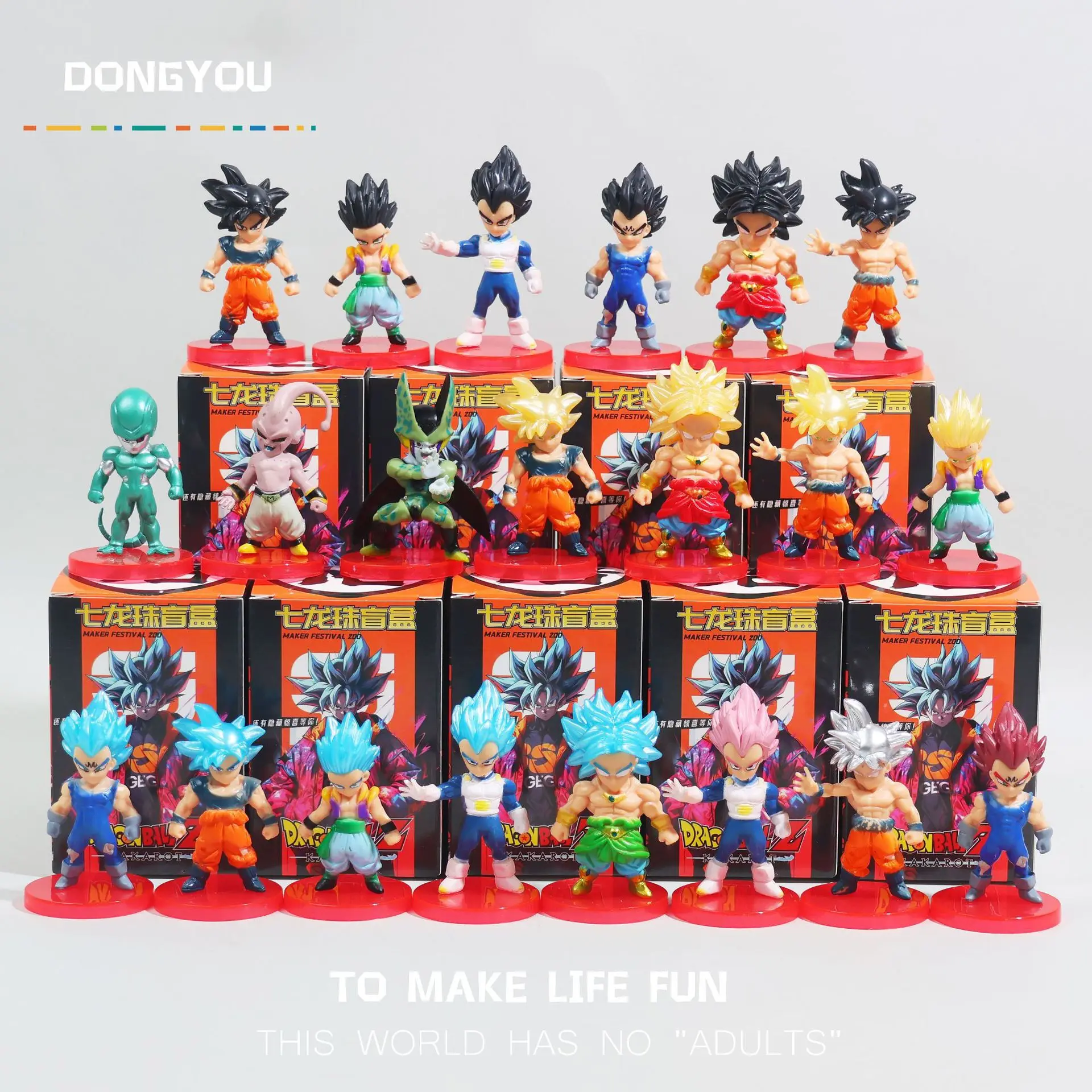 Dragon Ball Z Super Saiyan Son Goku Anime Figure Toys Gohan Vegeta Broly Piccolo Majin Buu Action Figurine Model Dolls