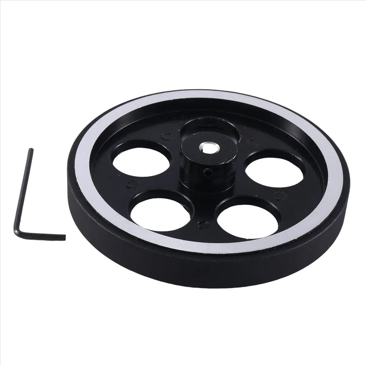 A13M 300Mmx6Mm Industrial Aluminum Rubber Measuring Encoder Meter Wheel for Industrial Encoder