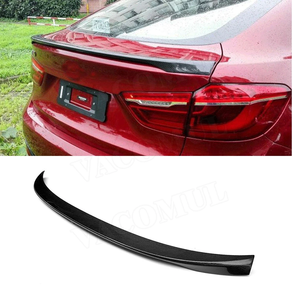 

VACOMUL For X6 Carbon Fiber Rear Spoiler Boot Wings For BMW X6 E71 F16 2008-2018 MP Style Car accessories