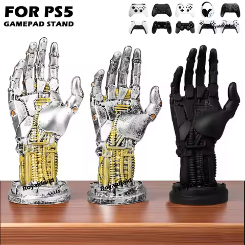 NEW Creative Game Controller Desktop Storage Stand Mechanical Arm Holder For PS5/PS4 Gamepad Bracket Headphone Home Decoration