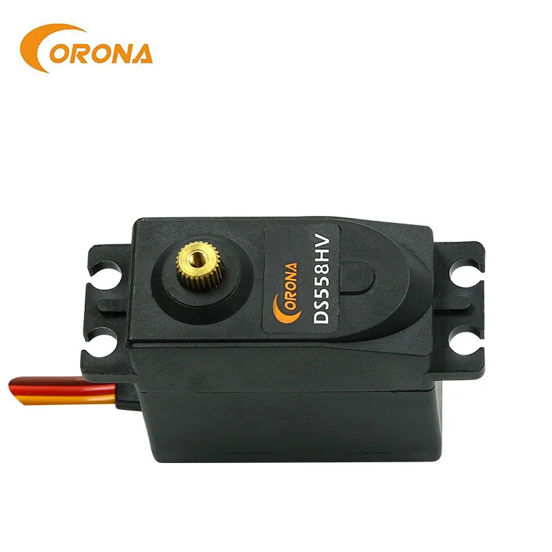 4 Stück Corona DS558HV Standard Digital Metallgetriebe-Servo 14kg / 0,18s / 58g für RC Flugzeug Auto Roboter Simulator – Detail 2