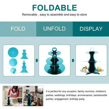 8 best sales niebieski stojak na ciasto - №2