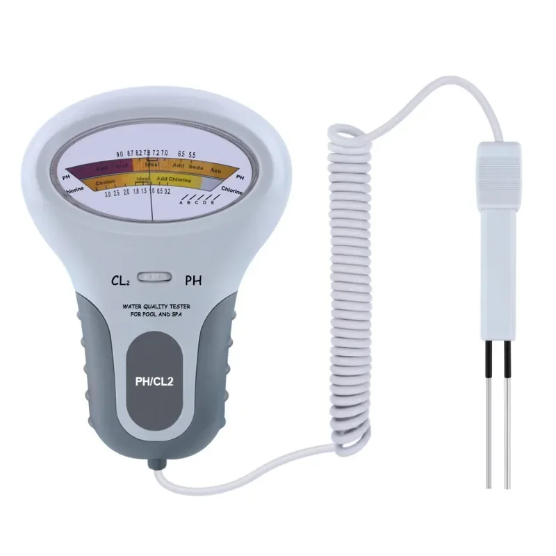 Residuele chloordetector voor zwembaden PH-detectie van de waterkwaliteit CL&PH-chloorgasdetectie met warmwaterbron