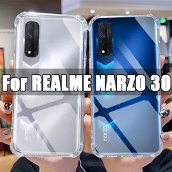 Clear Phone Case for Realme NARZO 30 TPU Transparent Case Realme NARZO30 6.5