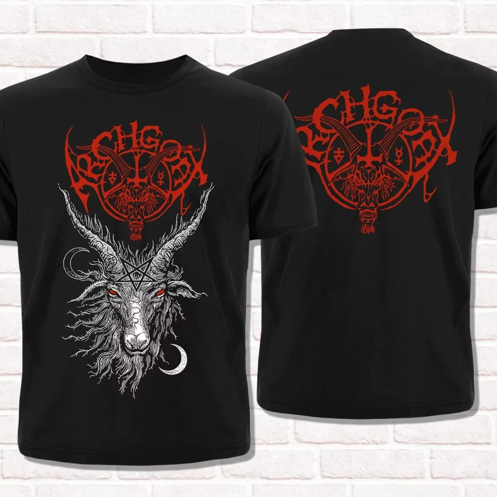 2025 Archgoat T-Shirt Brutal Black Metal War Metal Unholy Style T Shirt Tees Tops Madam Cotton Short Sleeve High Street