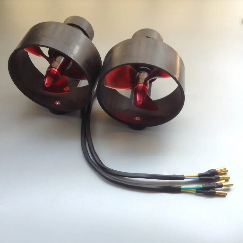 12V-24V 3-6S 30A 600W Underwater Brushless Motor 5kg Large Thrust Thruster with 4mm Banana Plug for RC Unmanned Boat Model Robot