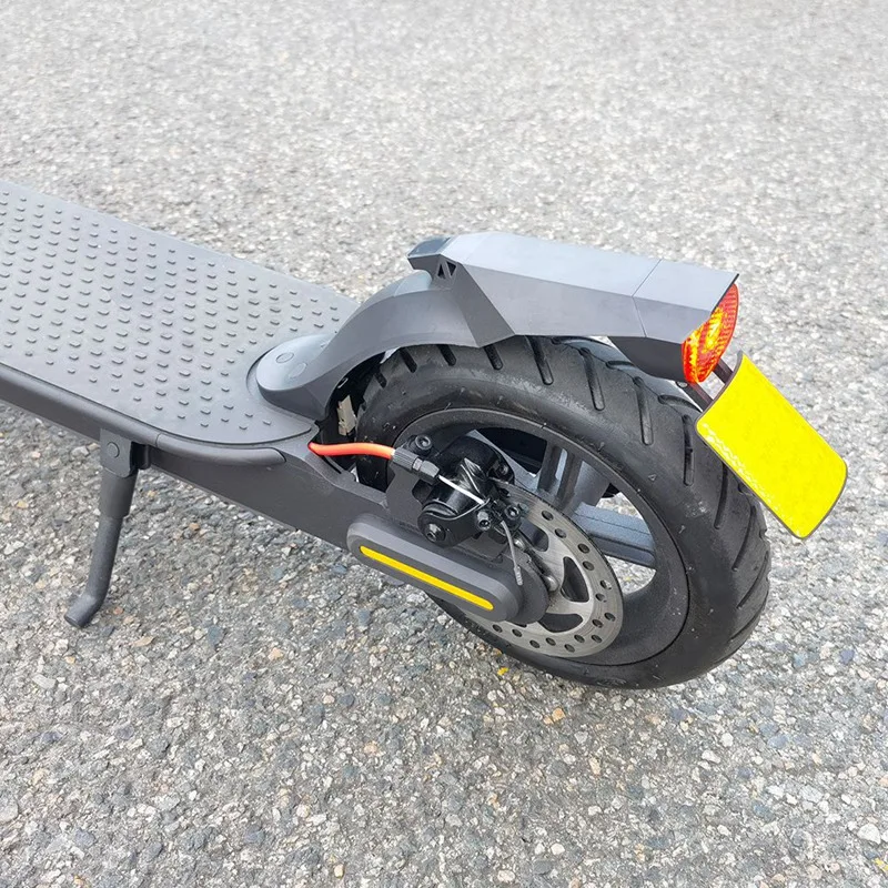 Multifunctional Mudguard For Xiaomi Electric Scooter Rear Mud Fender With License Plate Flap