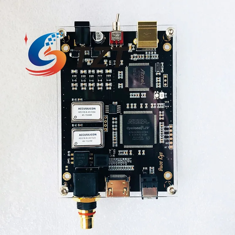 TZT Sky Song USB Audio Interface w/ AS318B 45.1584M Crystal Oscillator Same Architecture for Amanero