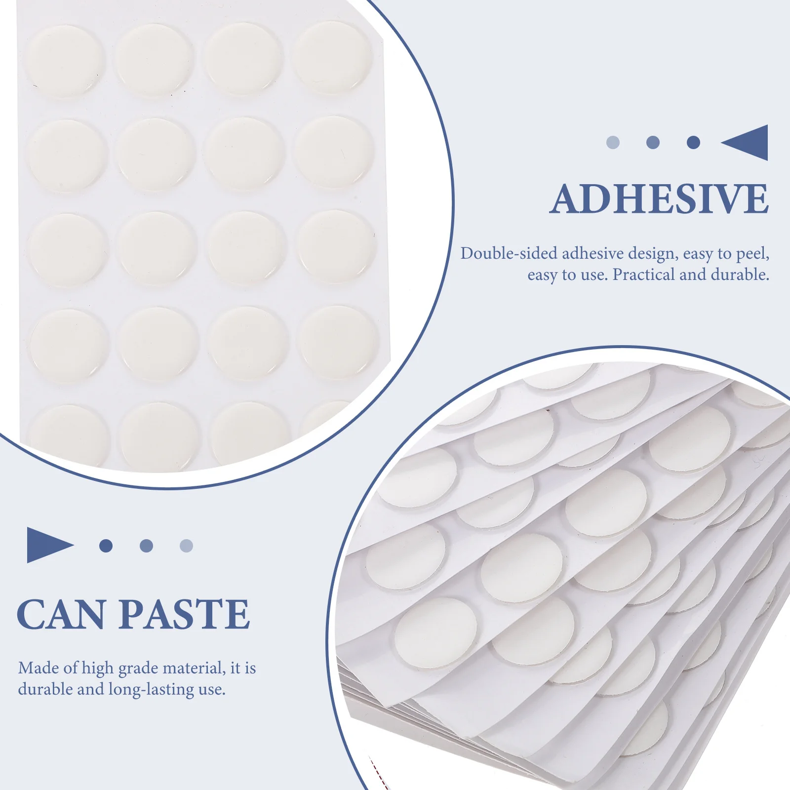 300 قطعة شريط مزدوج الجوانب واضح نقطة ملصق لاصق النقاط للحرف اليدوية الزينة الصغيرة سجل القصاصات حمالة تعليق جدارية لاصق قابل للإزالة #1