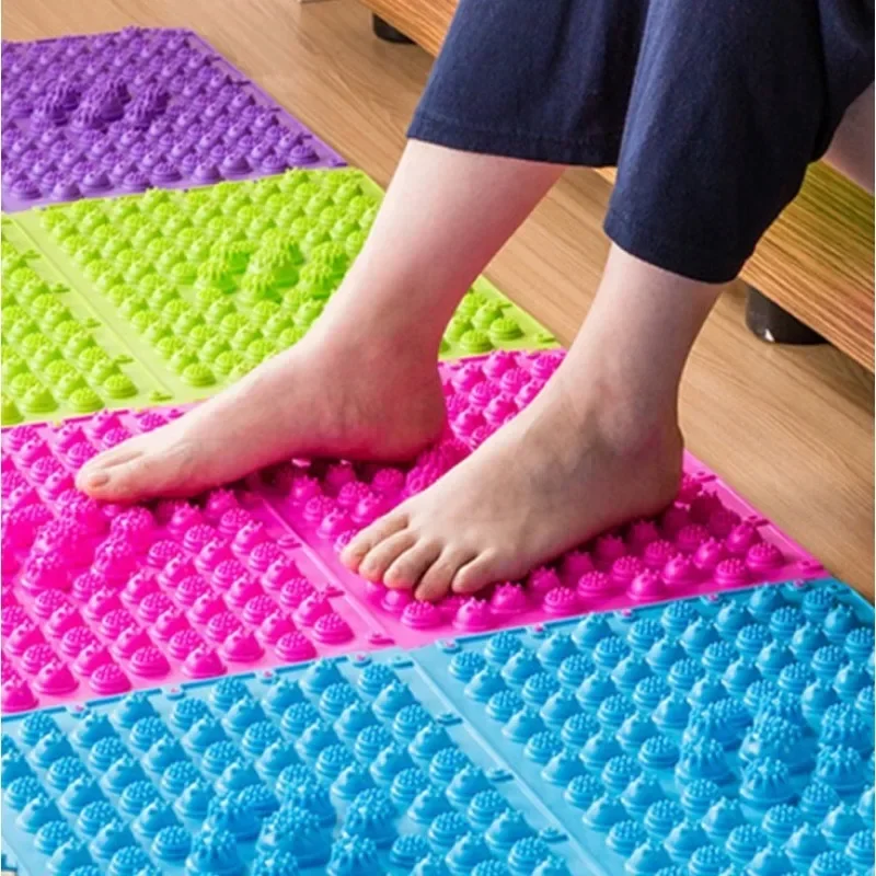 

Reflexology Foot Massage Pad Toe Pressure Blood Circulation Plate Mat Acupressure Mat for Foot Massage Pad Pain Stress Relief