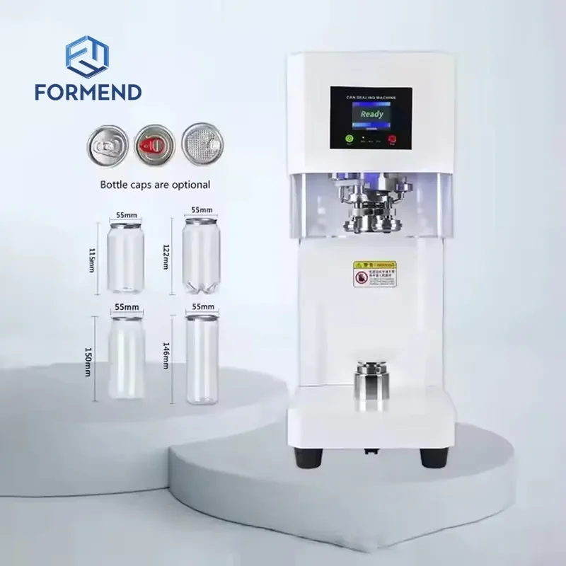 2026 Hot Selling Aluminum Can Sealing Machine for Milk Tea Beverage Packaging