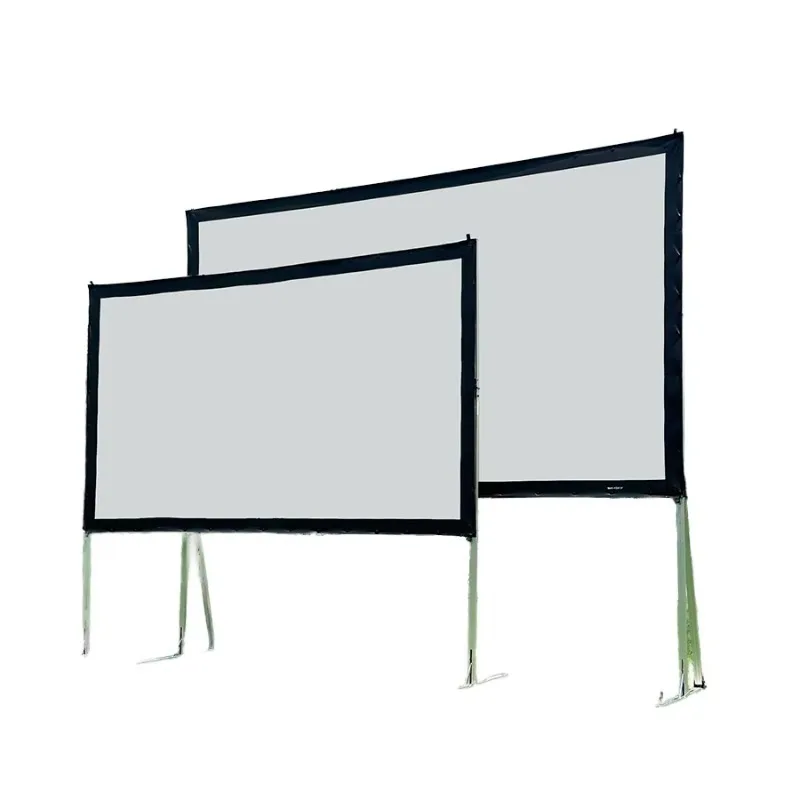 Outdoor Portable Fast Folding, Projector Screen Foldable Stand 16:9 8K 4K Cinema Cinema