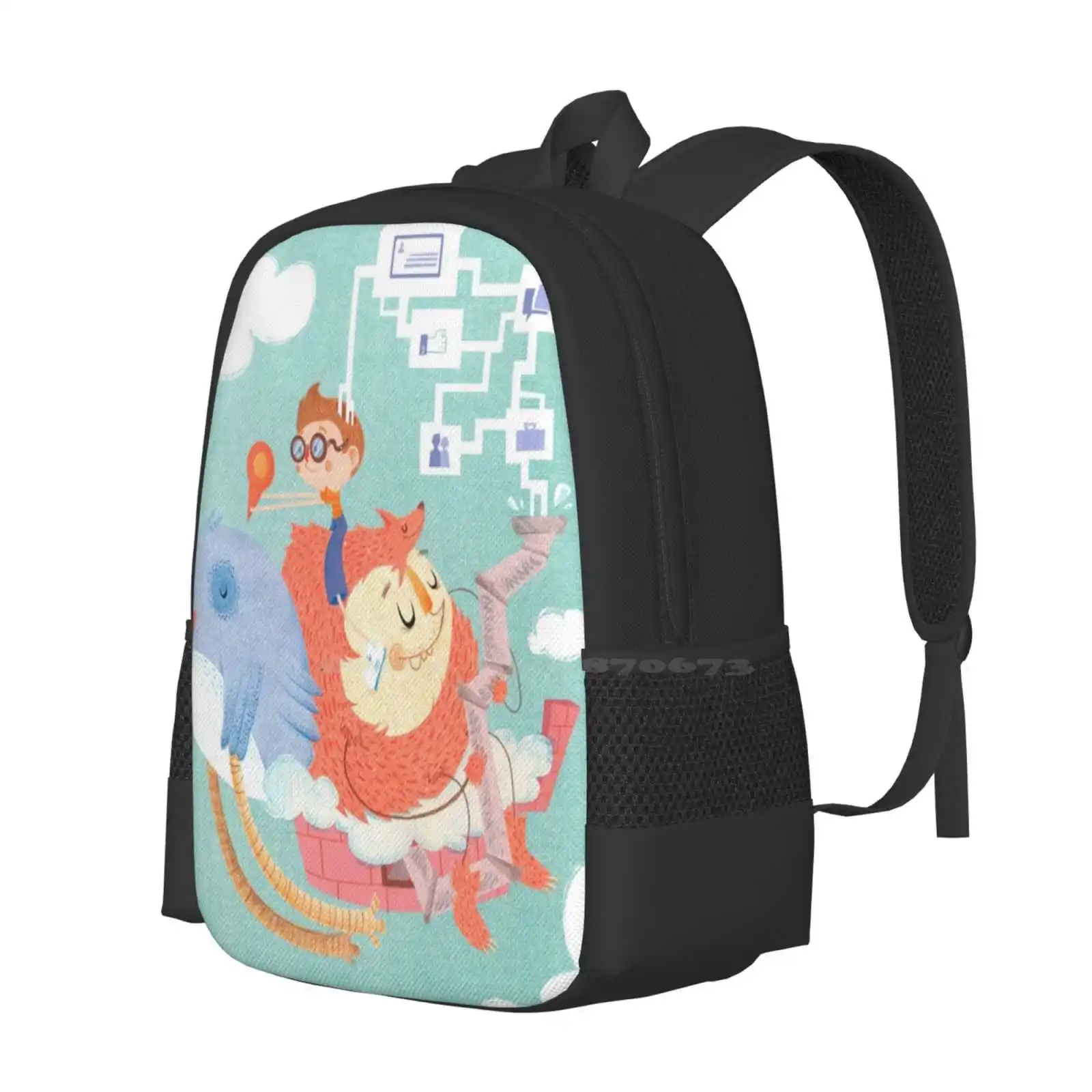 My Monstrous Privacy Hot Sale Schoolbag Backpack Fashion Bags