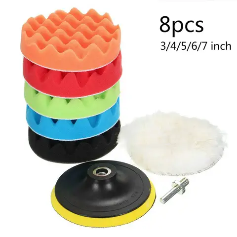 8-Piece Car Polishing Pad Set JOUSTMAX