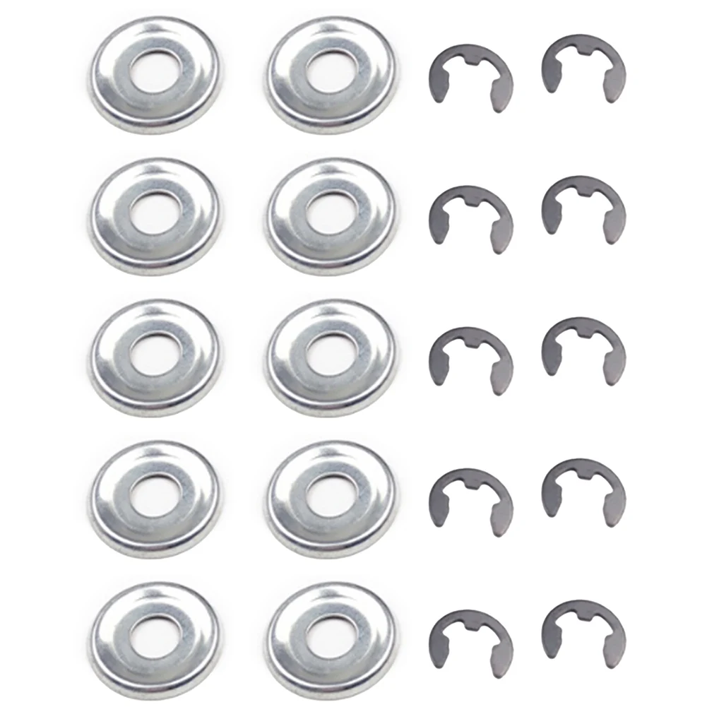 Easy To Install Clutch Washer Clutch Washer Delicate E-Clip Exquisite Hand Tool Accessories Highly Matched 10 Pcs