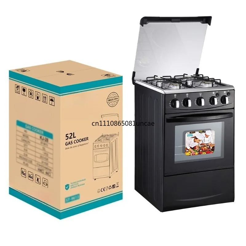 52L Multi-function Electric Oven with Baking Tray EU UK Plug Large Household Kitchen Appliance