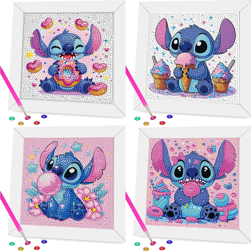 

NEW Children's stitch Diamond Painting 5D Animal Art Set DIY Cute Cartoon Big Gem Painting Set Crystal Diamond Painting
