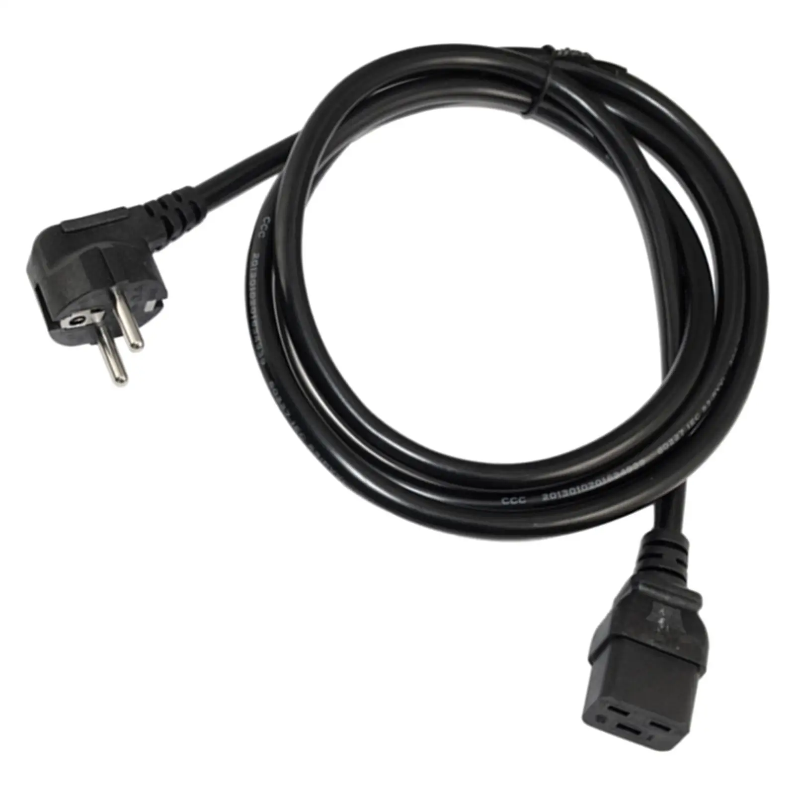 European to C19 Power Cords good Conductivity Power Extension Cable Laptop Adapter