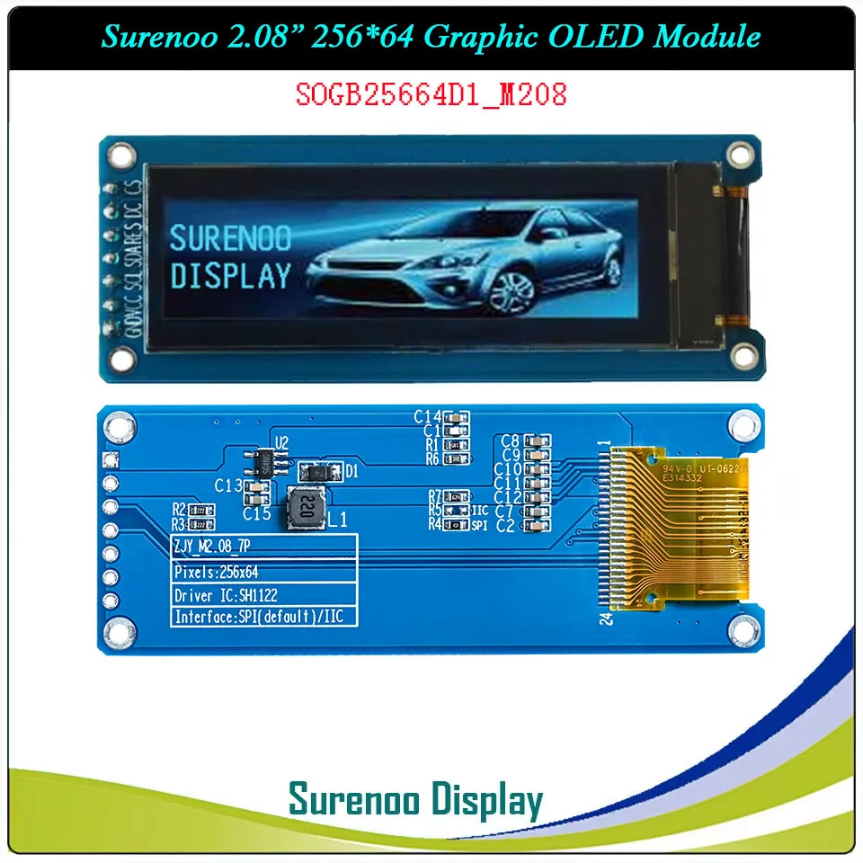 Tela OLED real, 2.08 