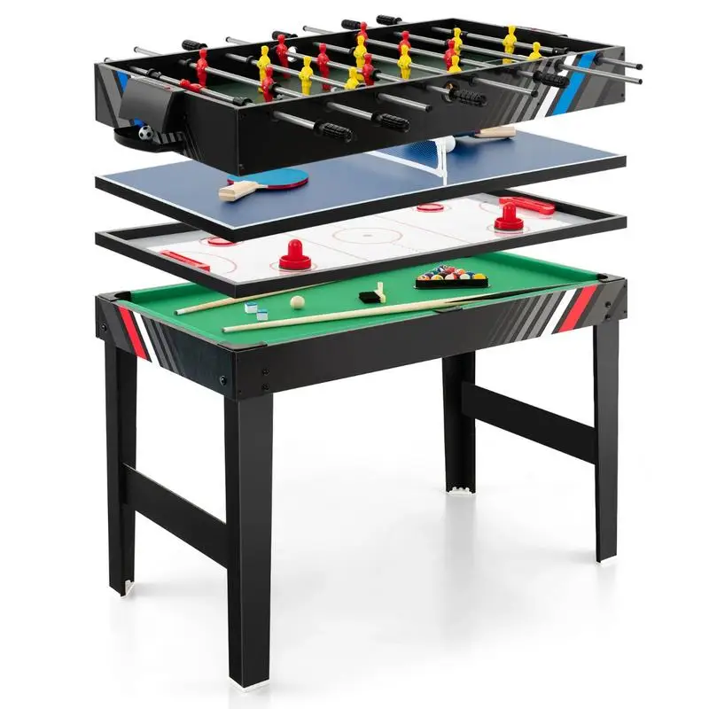 

4-in-1 Multi Game Table with Pool Billiards