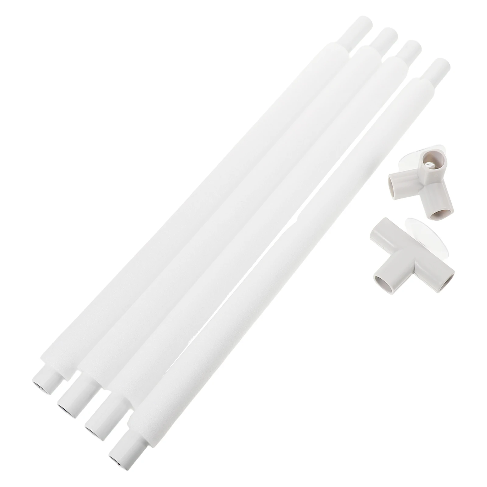 1Set Babybox Accessoires Met spons verpakt roestvrijstalen boxstaafmontage voor veilige speeltuinondersteuning en stevig