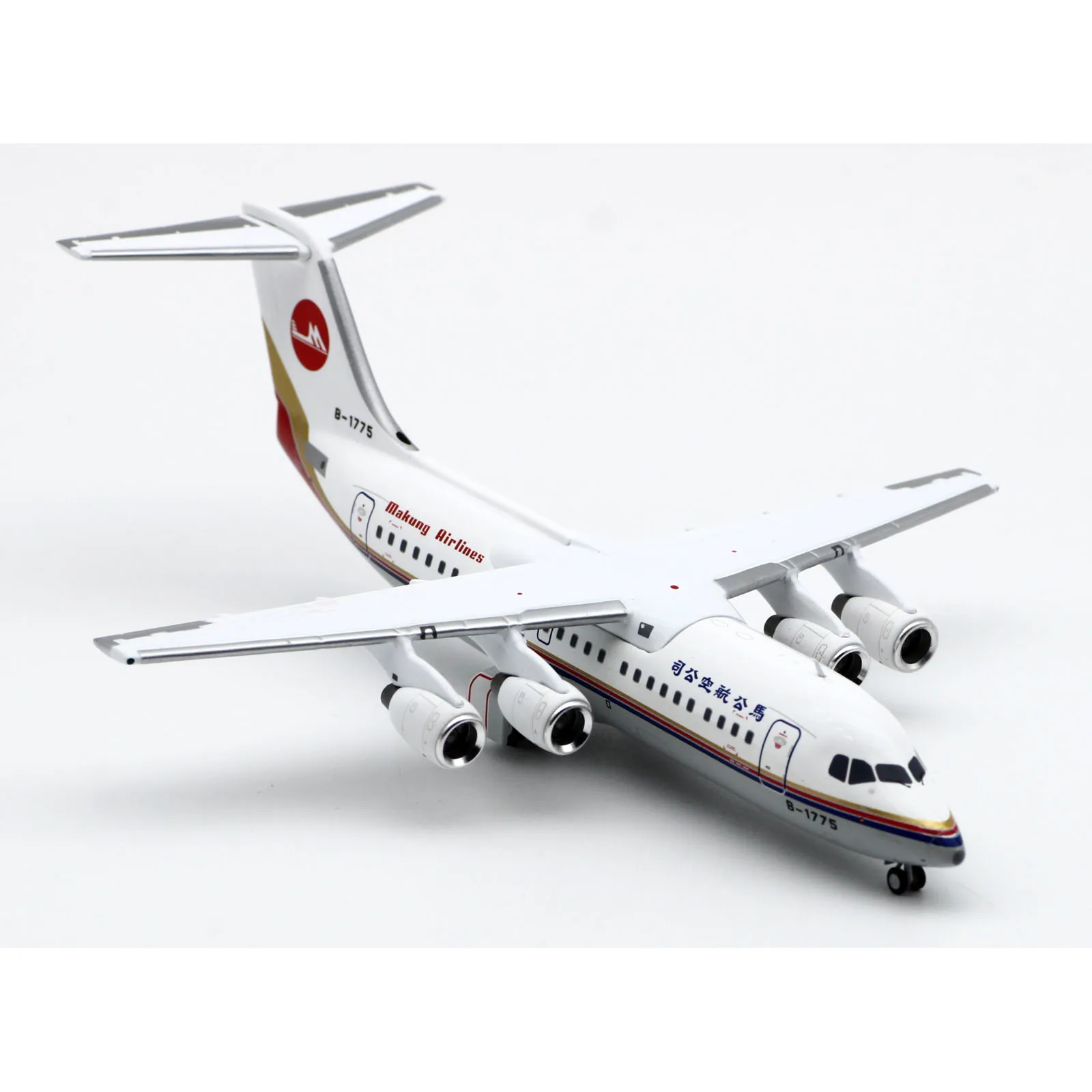 LH2323 Alloy Collectible Plane Gift JC Wings 1:200 Makung Airlines  British Aerospace BAe-146-300 Diecast Aircraft Model B-1775