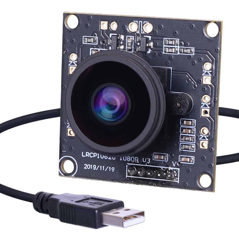 

OV2710 1080P Full HD Industrial Camera Module with 1.8mm 160Degree Mini Wide Angle Lens Free Drive UVC USB