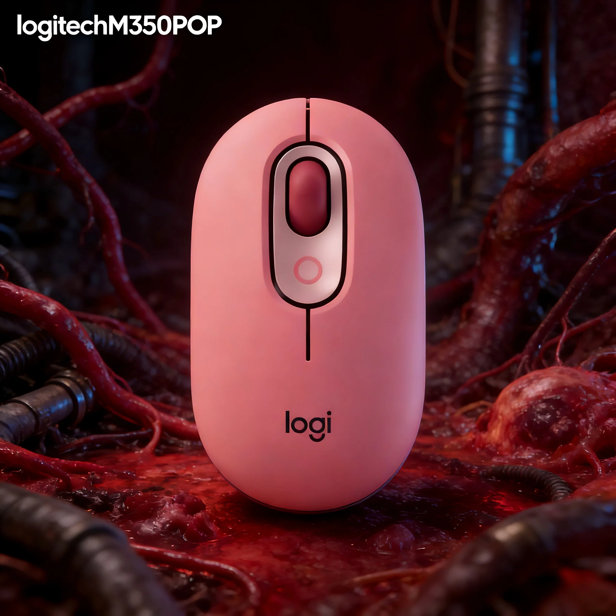 

Logitech M350POP Wireless silent office mouse, no noise when typing in the office, super harmonious coexistence among colleagues