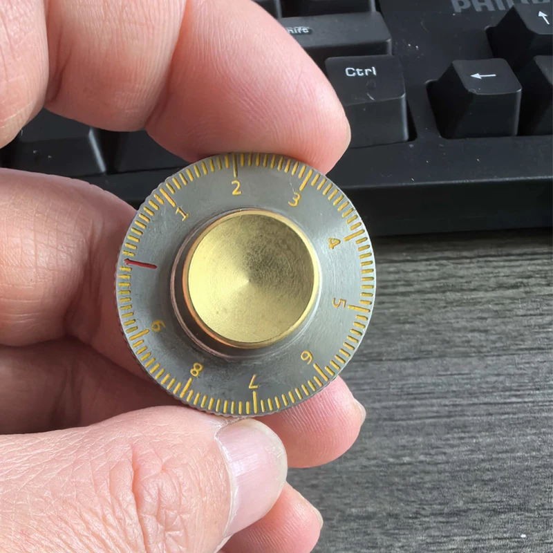 Neuheit Skala Lineal Metall Fidget Spinner ADHS Autismus Stressabbau Geschenke EDC Gadgets Kleine Stille Angst Spielzeug Für Erwachsene