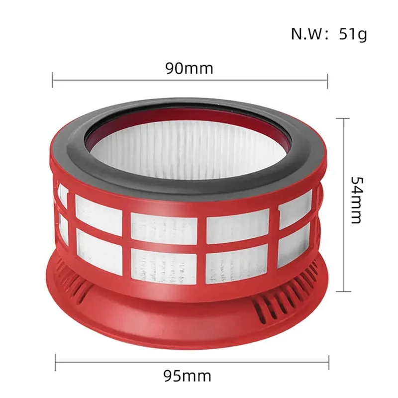 Pre-Filter Front Cotton Filter And Rear Hepa Filter H7 Handheld Vacuum Cleaner Replenished Accessory