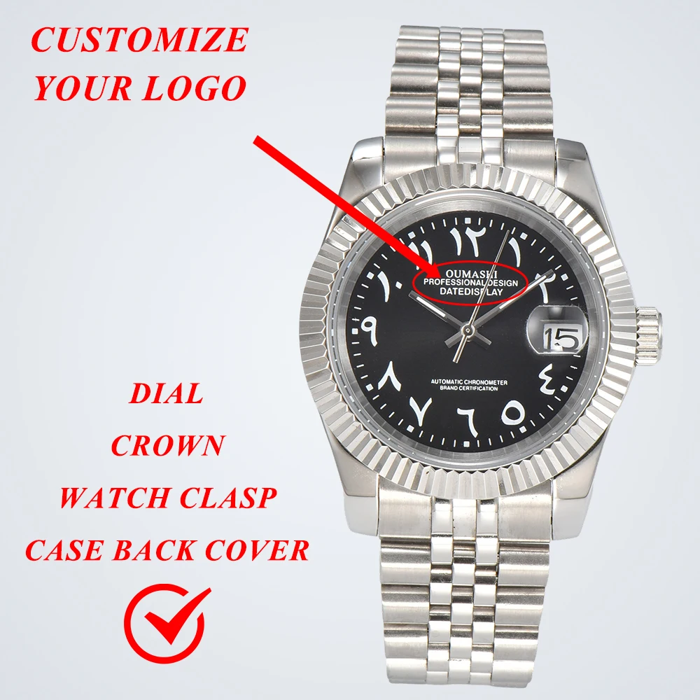 

NH35 Watch 39mm/36mm watch Men's watch Arabia Sapphire glass watch Suitable for NH35 automatic movement watch