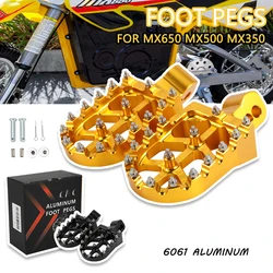Foot Pegs Pedals Footpegs Foot Rests Footrests Motorcycles Accessories For MX650 MX500 SX500 MX 650 500 Electric Bike Aluminum