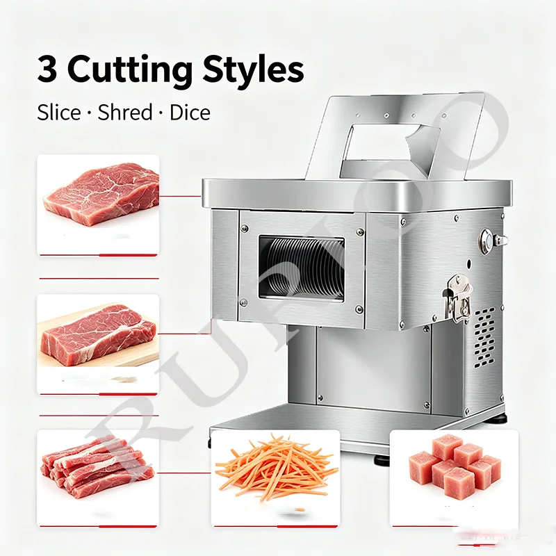 Hot Sale Chicken Breast Meat Shredding Machine Meat Cube Cutting Machine Electric Meat Chicken Breast Dicer
