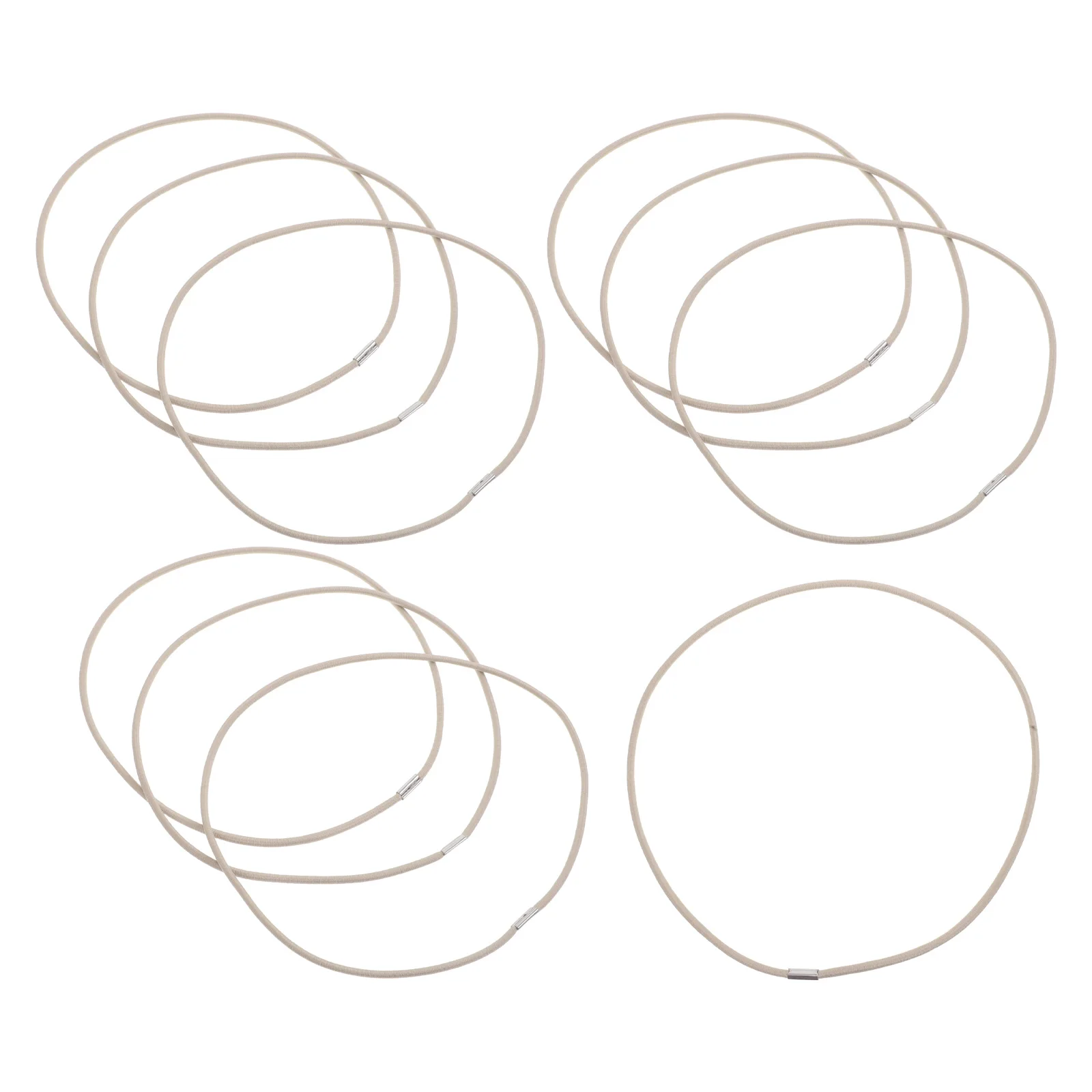 

10 Pcs Microphone Shock Mount Rubber Ring Suspension Replacement Elastic Bands for
