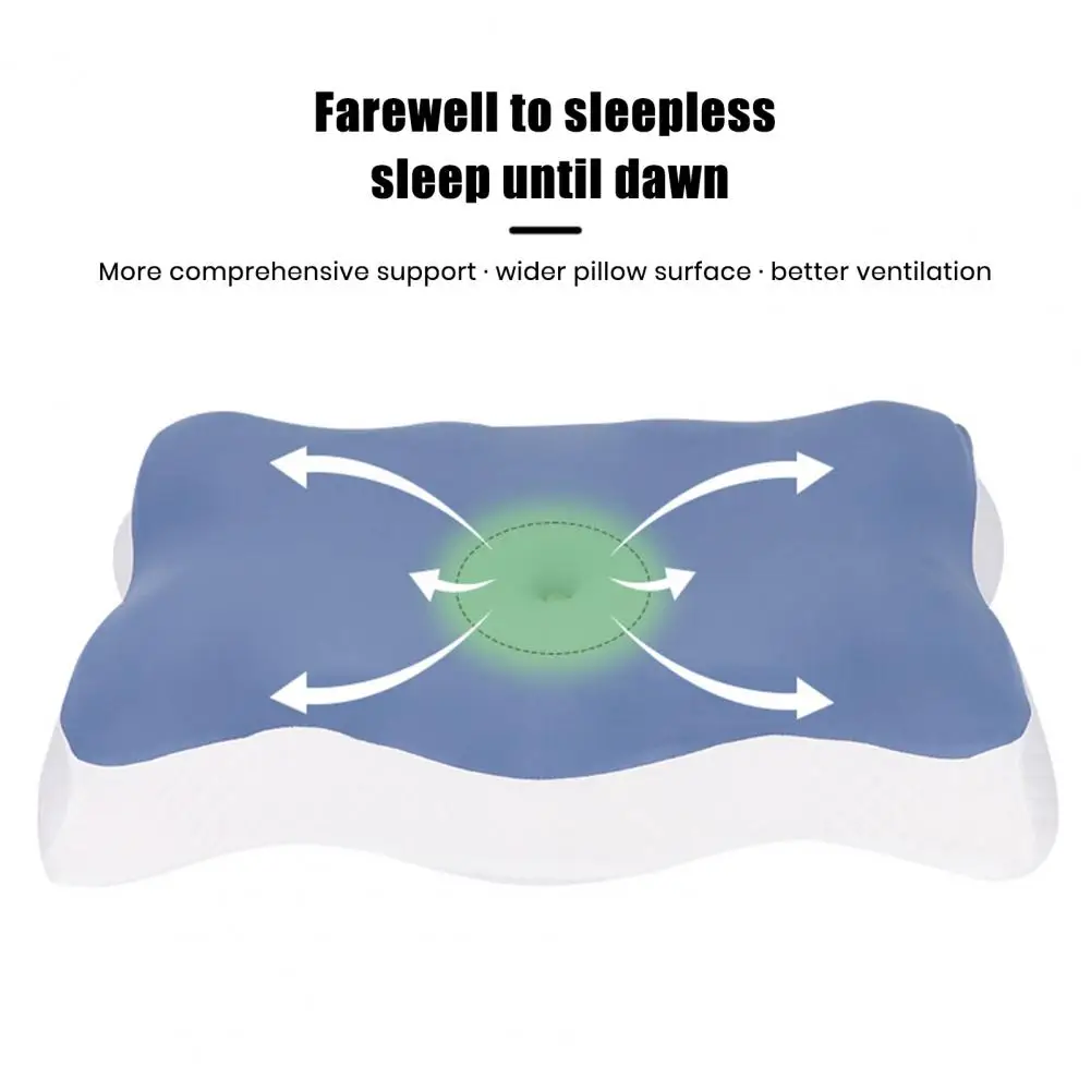 Memory Pillow High-density Memory Foam Pillow with Technology for Neck Pain Relief Support Breathable Washable Ideal for Side