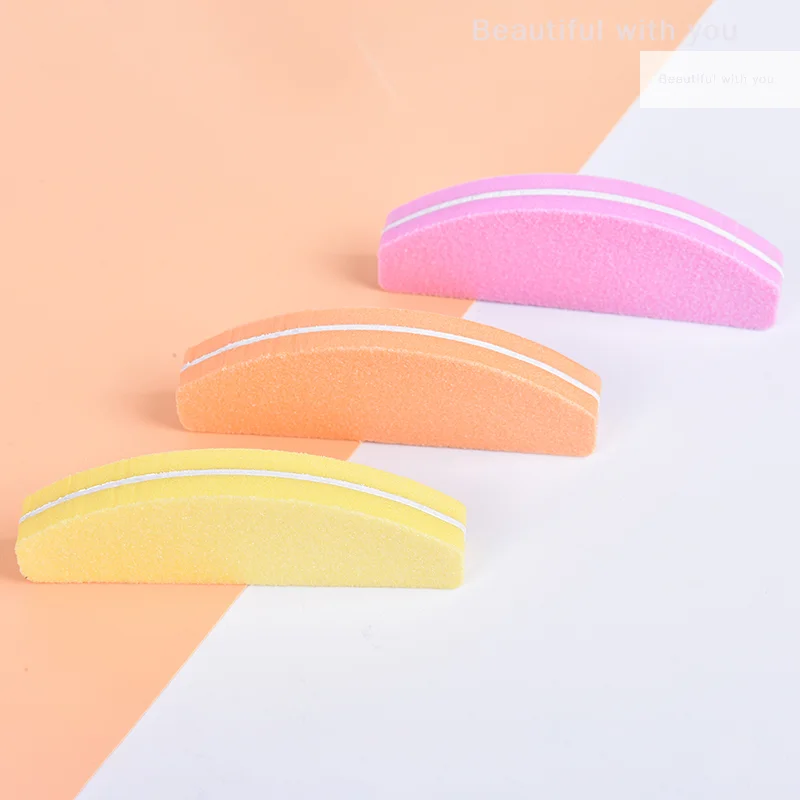 

New5pcs New Sponge Nail Art Tips Buffer Sanding Nail Buffer Block Files Sponge