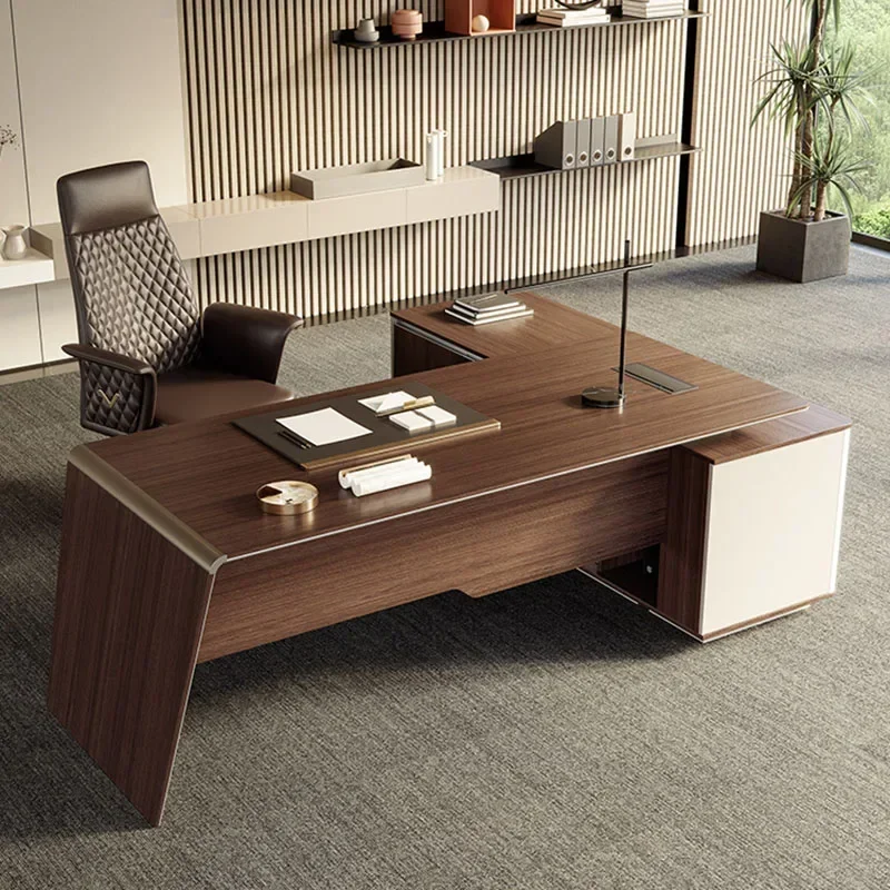 Modern Storage Lap Desk Executive Office Workbench Manicure Table Conference Makeup Mesa Para Compuatador Furniture Desk