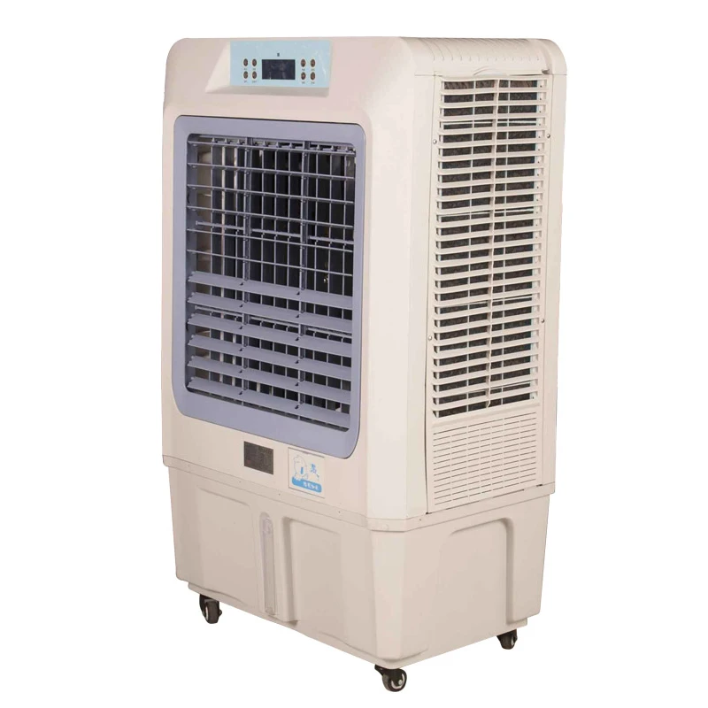 Grande tipo mobile dell'interno di evaporazione del condizionatore d'aria 220v industria ventilatore di raffreddamento ad acqua ventilatore del condizionamento d'aria per il negozio della fabbrica QF-70