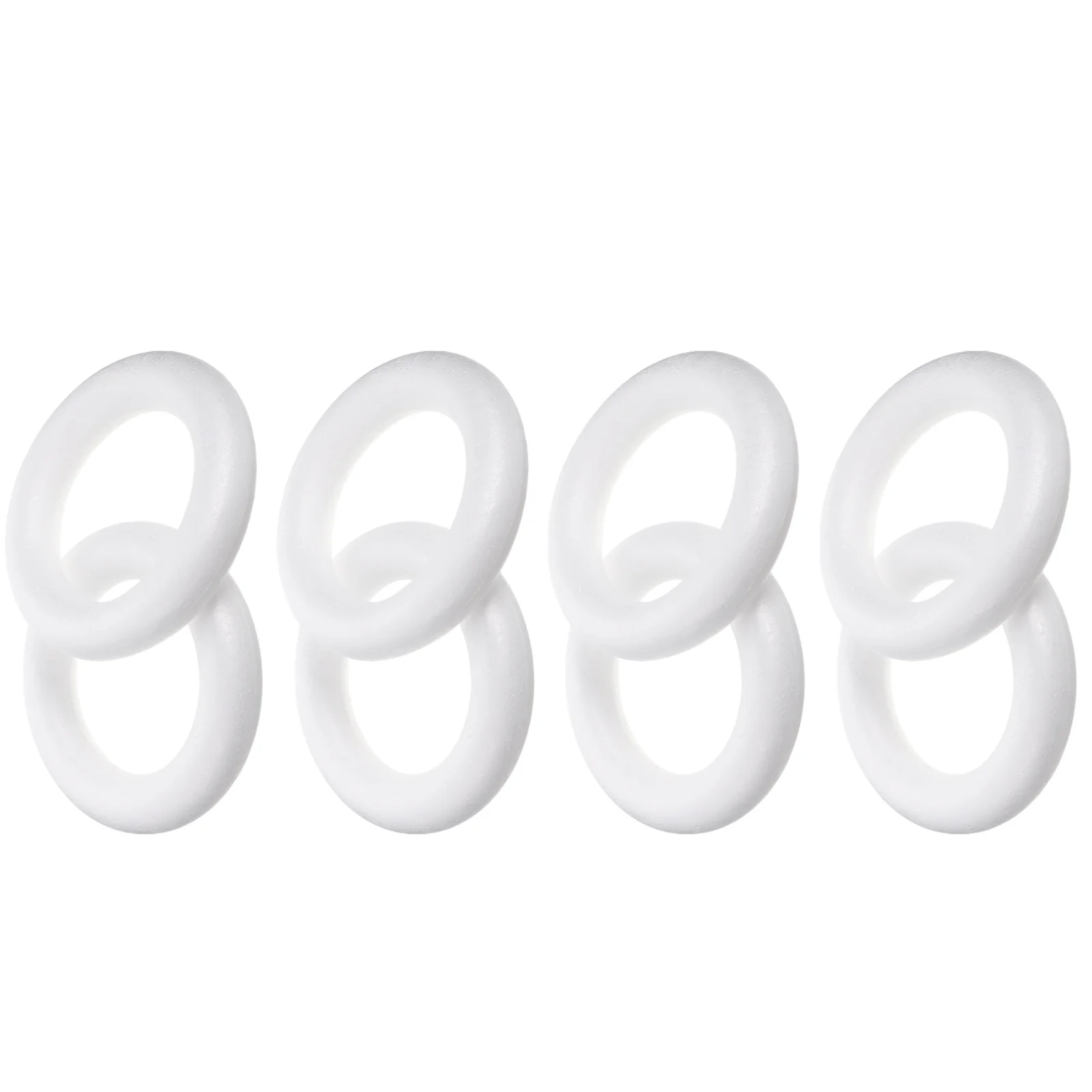 

8Pcs DIY Foam Rings for Wreaths Festive Decorations and Childrens Gifts Floral Foam Garland Wreath Forms for Crafts